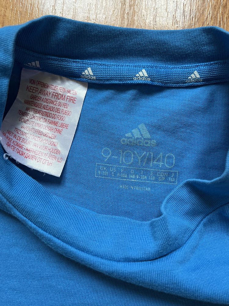 Koszulka t-shirt Adidas niebieska
