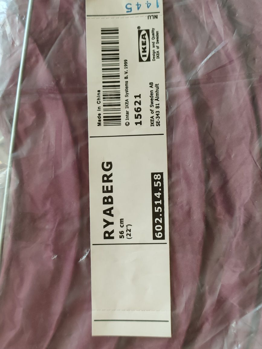 Fioletowy abażur IKEA do lampy wiszącej