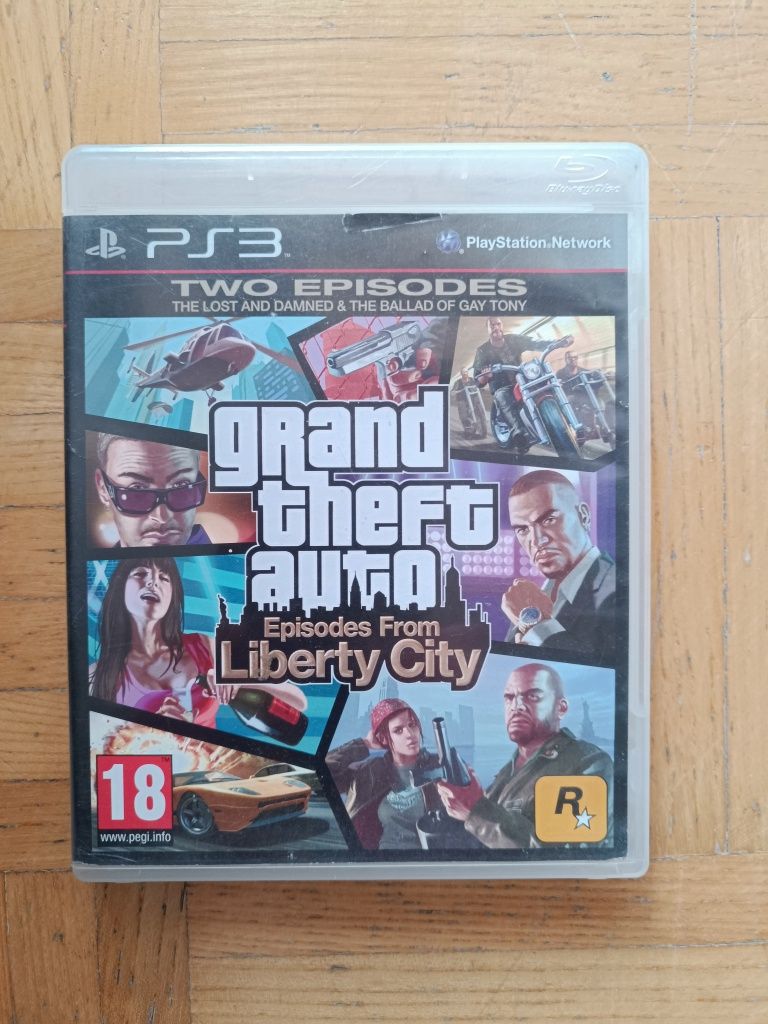 Pudełko do gry GTA Episodes From Liberty City, PS3, PlayStation 3