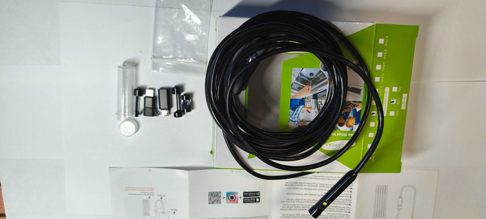 Ендоскоп IP67 3.5 m 8 mm з двома камерами HD 1920*1080; 1080P. СТО.