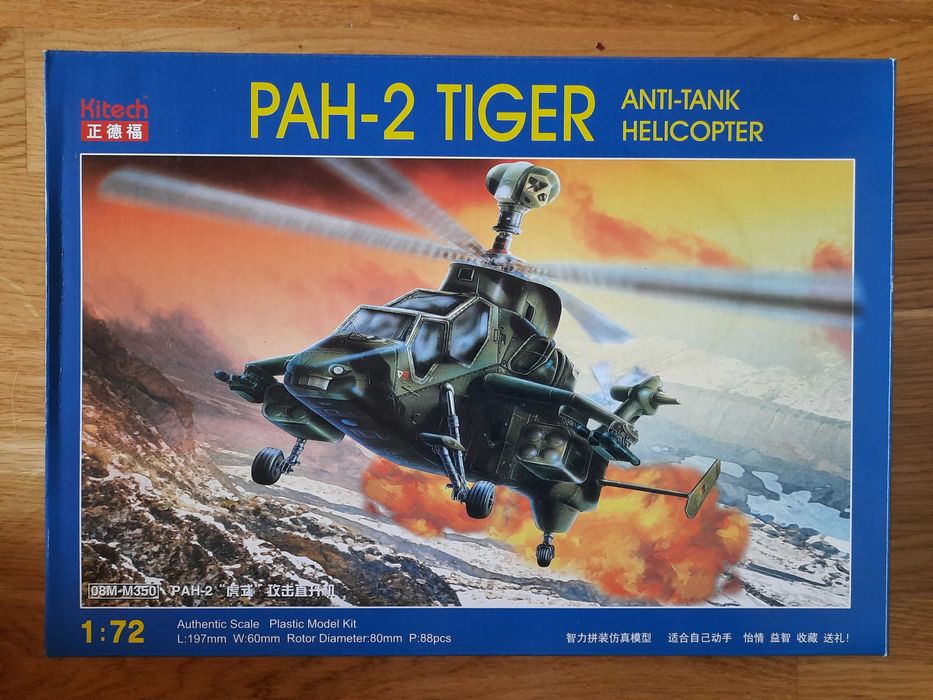 Model do sklejania PAH-2 Tiger skala 1/72