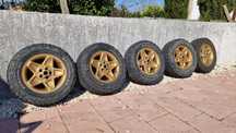 jantes Land Rover e pneus diversos