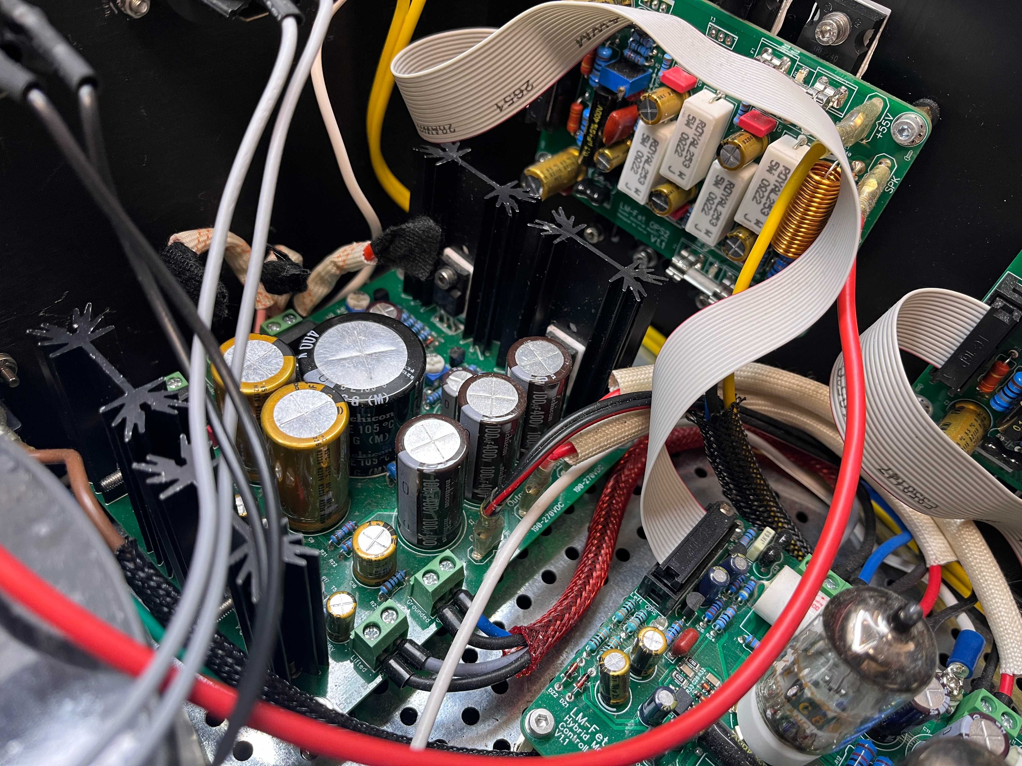 Wzmaczniacz audio DIY LM-FET - bez trafo