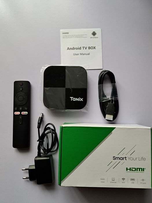 Налаштований ТВ бокс Tanix TX5 plus 4/32, медіа приставка