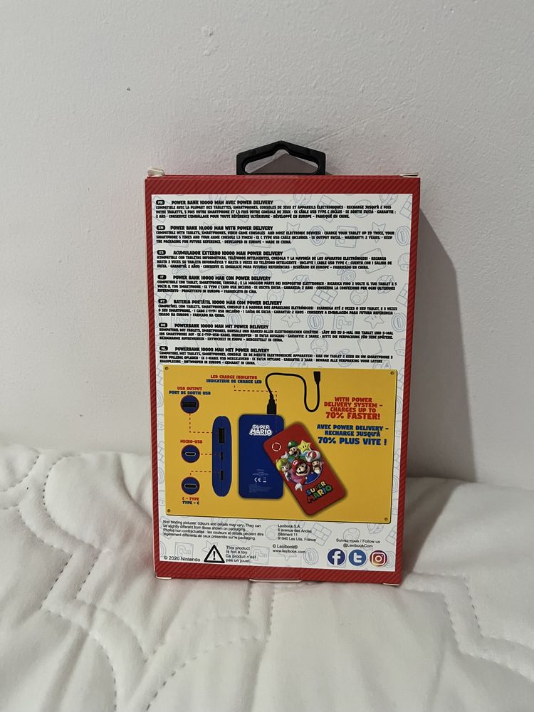 Powerbank Nintendo Super Mario Luigi 10000mAh