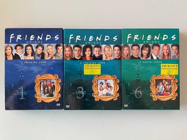 Série Friends em DVD - Temporadas 1, 3 e 6