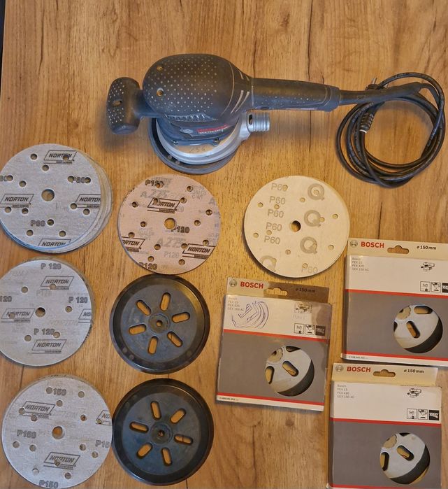Szlifierka mimośrodowa Bosch GEX 125-150 AVE DUZY ZESTAW