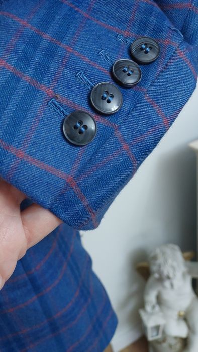 Męska marynarka w kratę kratka xxl xxxl xxxxl