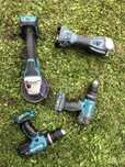Makita DGA517 polerka HD453 wkrętarka DHP453