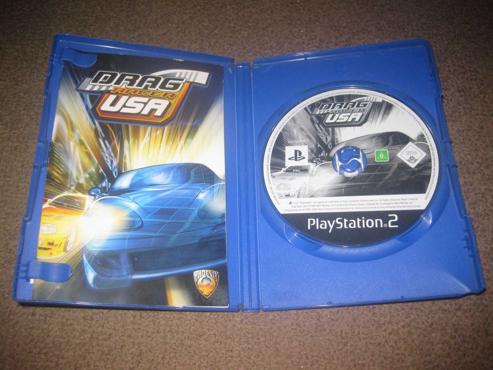 Jogo "Drag Racer USA" para Playstation 2/Completo!