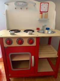 Kuchnia kuchenka drewniana dla dzieci zabawa w dom