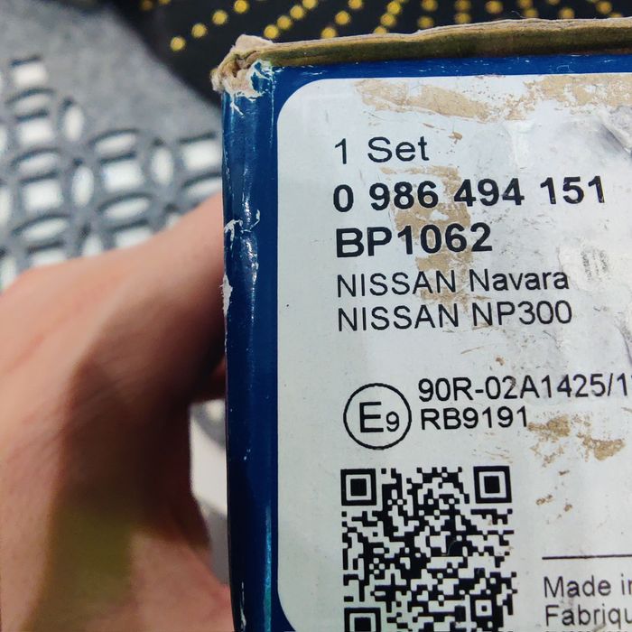Nowe klocki hamulcowe przód Bosch 0 986. 494 151 Nissan Navara Np300