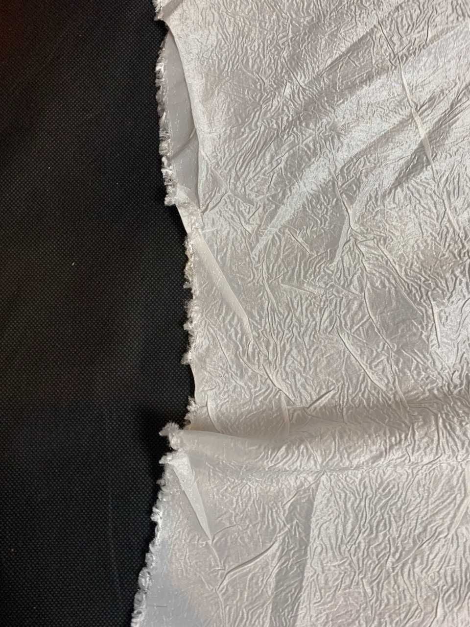 Tafta Biała Kresz 7,5m Na Eleganckie Firanki Zasłony Tkanina Tanio