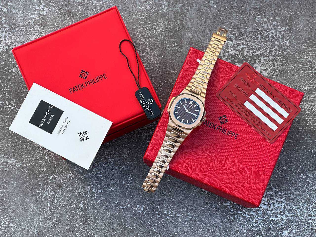 Швейцарские часы Patek Philippe Nautilus Rose Gold