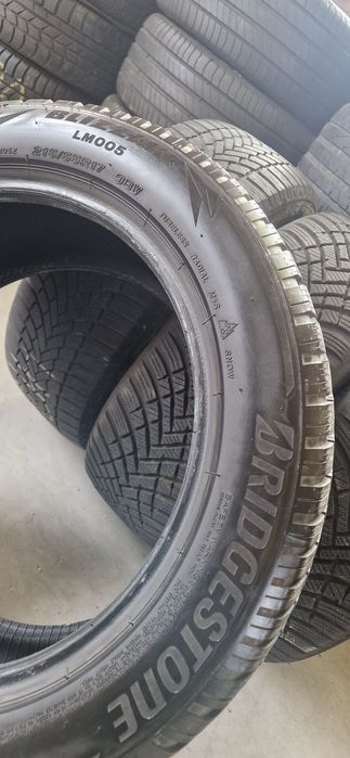 Зима 215 55 17 Bridgestone 2 шт пара резина шины з Німеччини