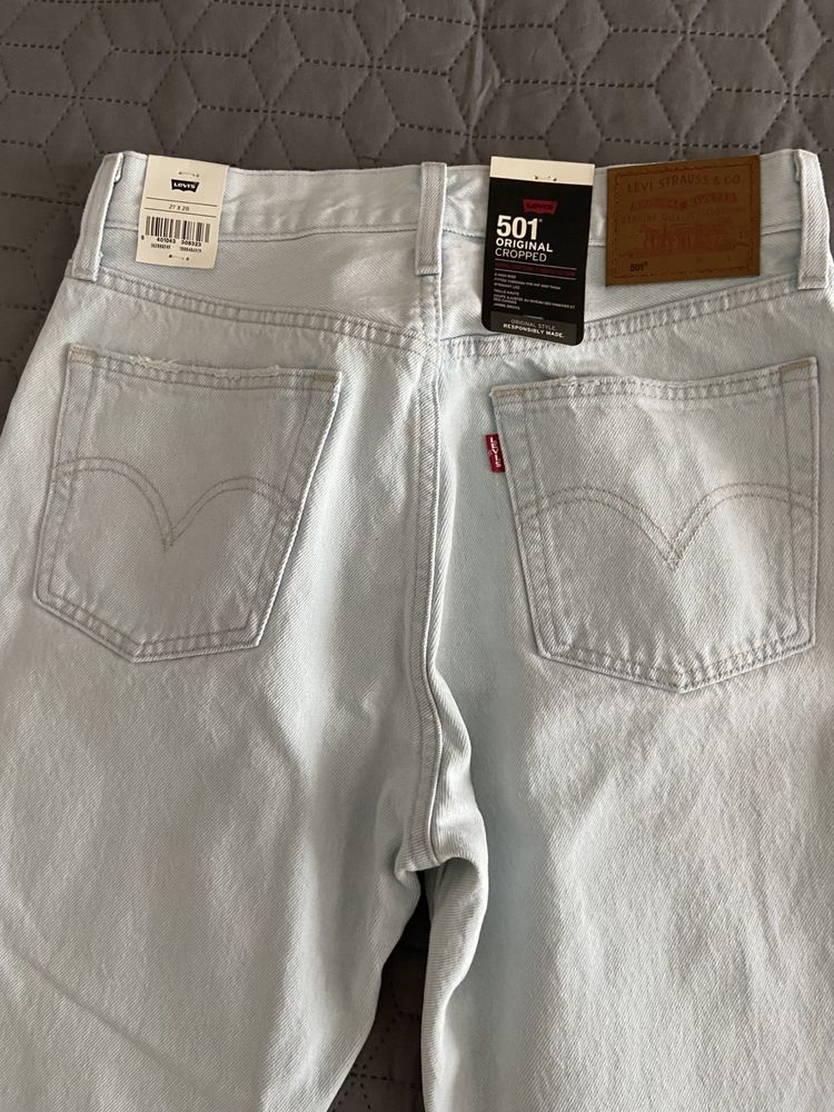 Нові джинси Levi’s 501 original cropped
