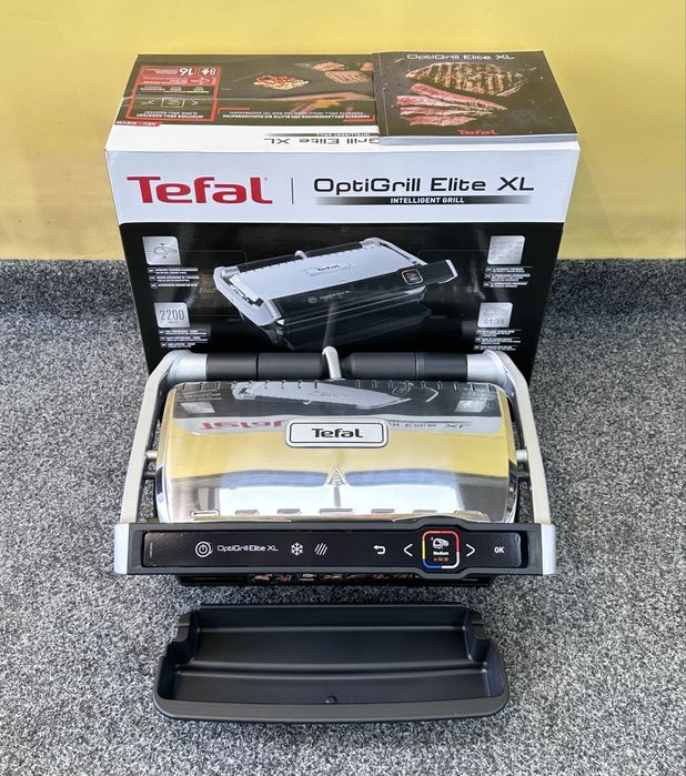Гриль электрический Tefal OptiGrill Elite XL GC760D12 40х20cм