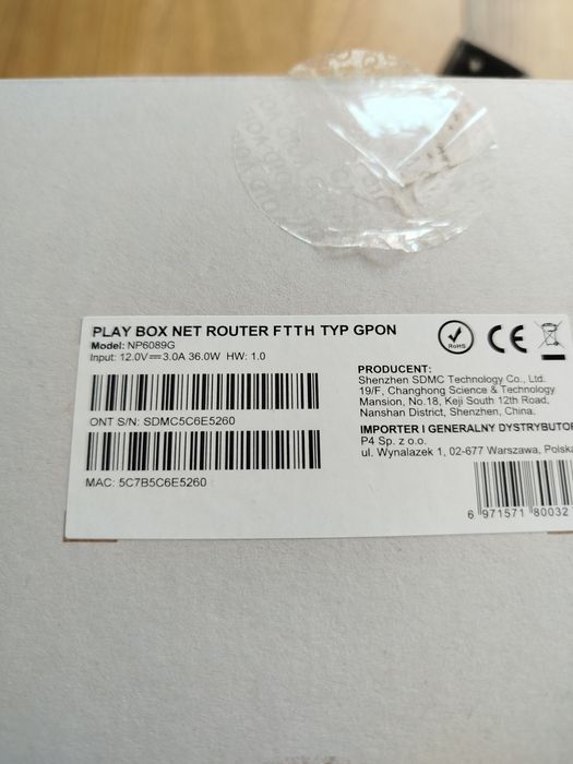 Router Play nowy