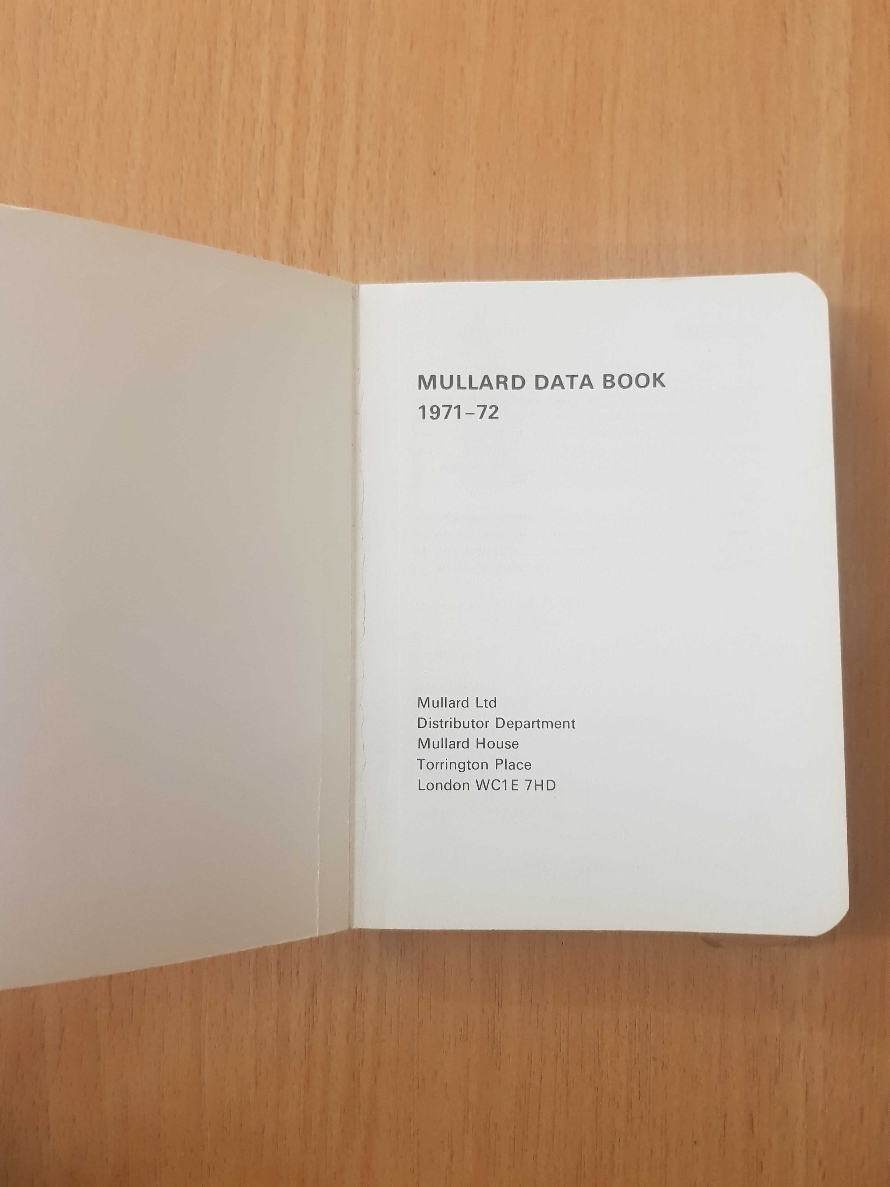 Książka Mullard Data Book 71/2