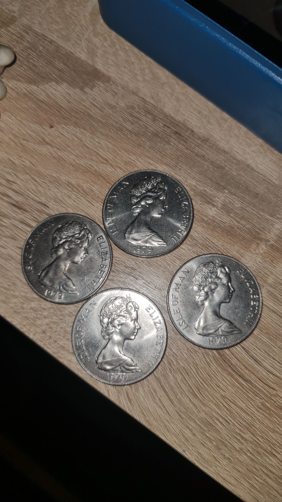 4x monety kolekcjonerskie UK
