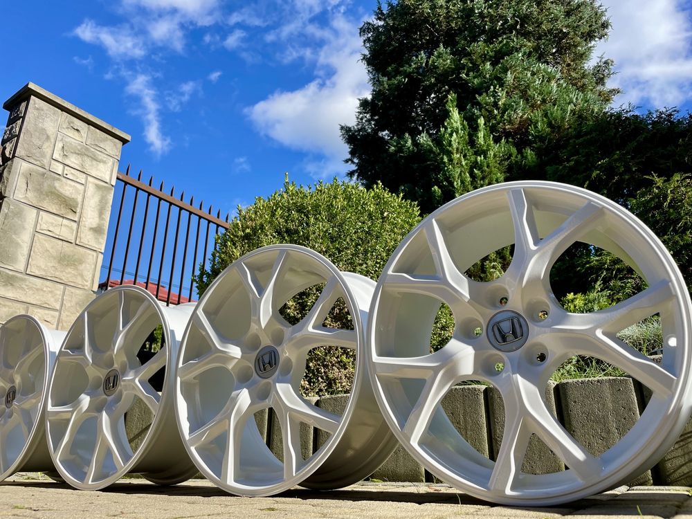 honda civic type r 19 5x120 et60 białe oz bbs type s