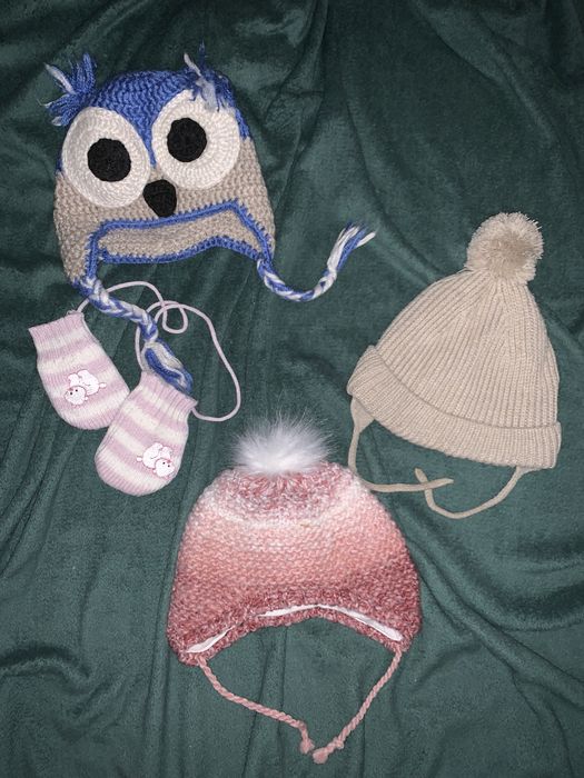 Шапки дитячі zara 1-2 роки