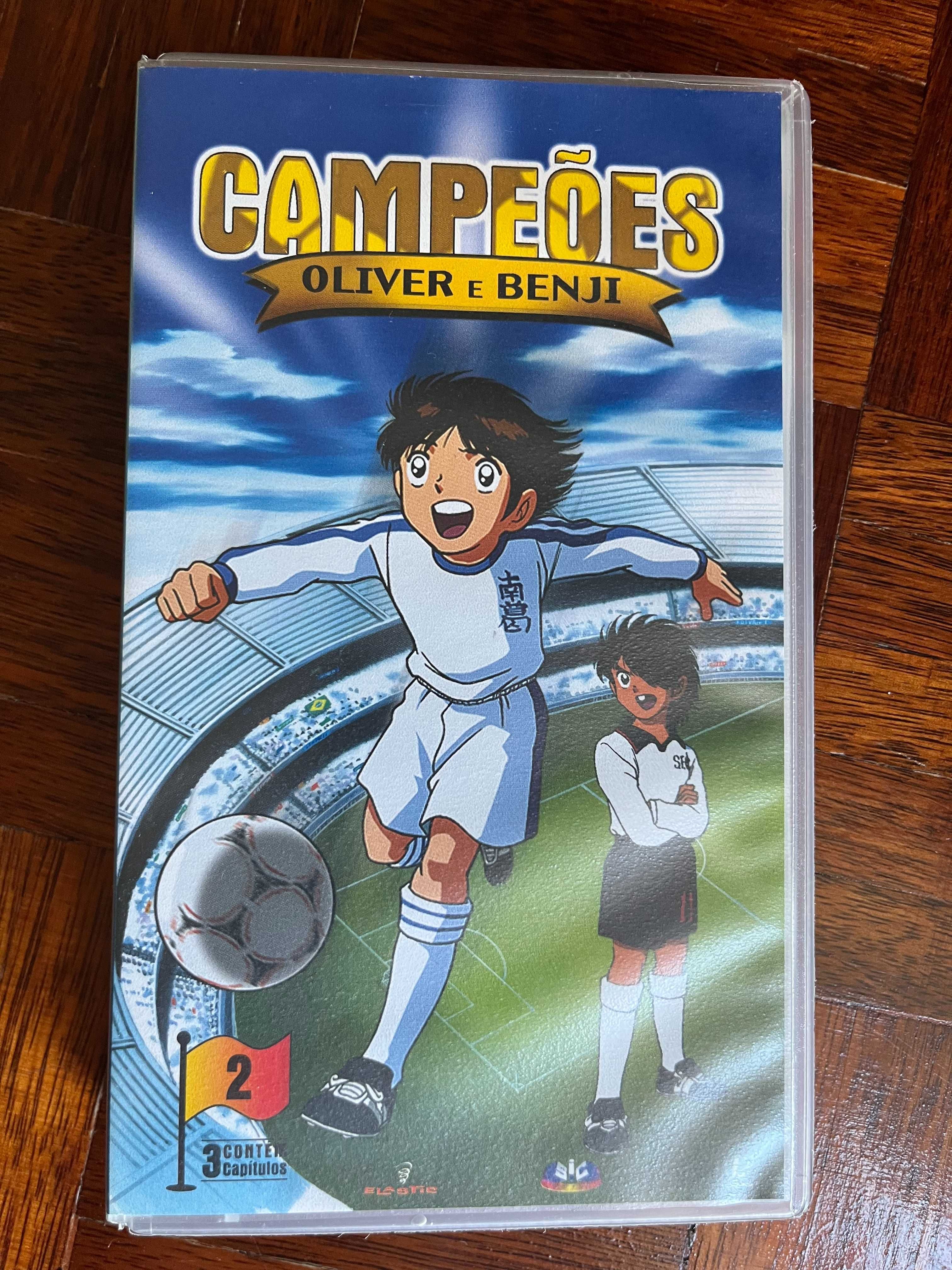 VHS e DVD Campeões: Oliver e Benji (Mitsunobu, 1983 - 01) DUB PT-PT