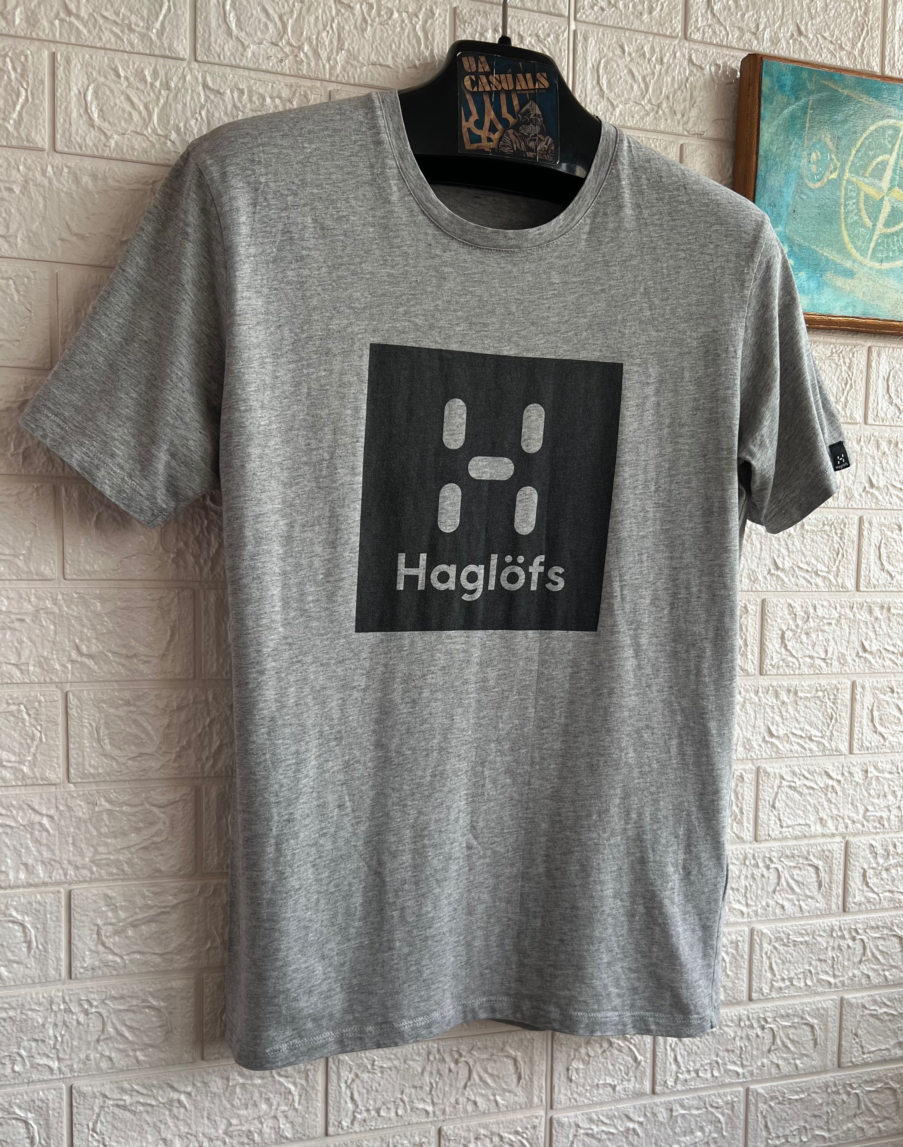 Футболка Haglofs camp tee men з великим лого рЛ