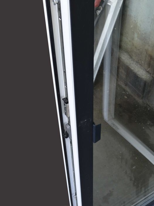 82x214,5 - 3 szybowe okno PCV używane - TANIE OKNA SZADEK