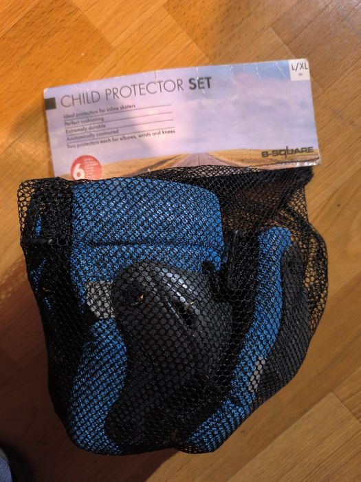 zestaw ochraniaczy na nadgarstki, kolana i łokcie