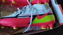 Chuteiras nike gt2 phantom academy DF FG/MG red yellow white
