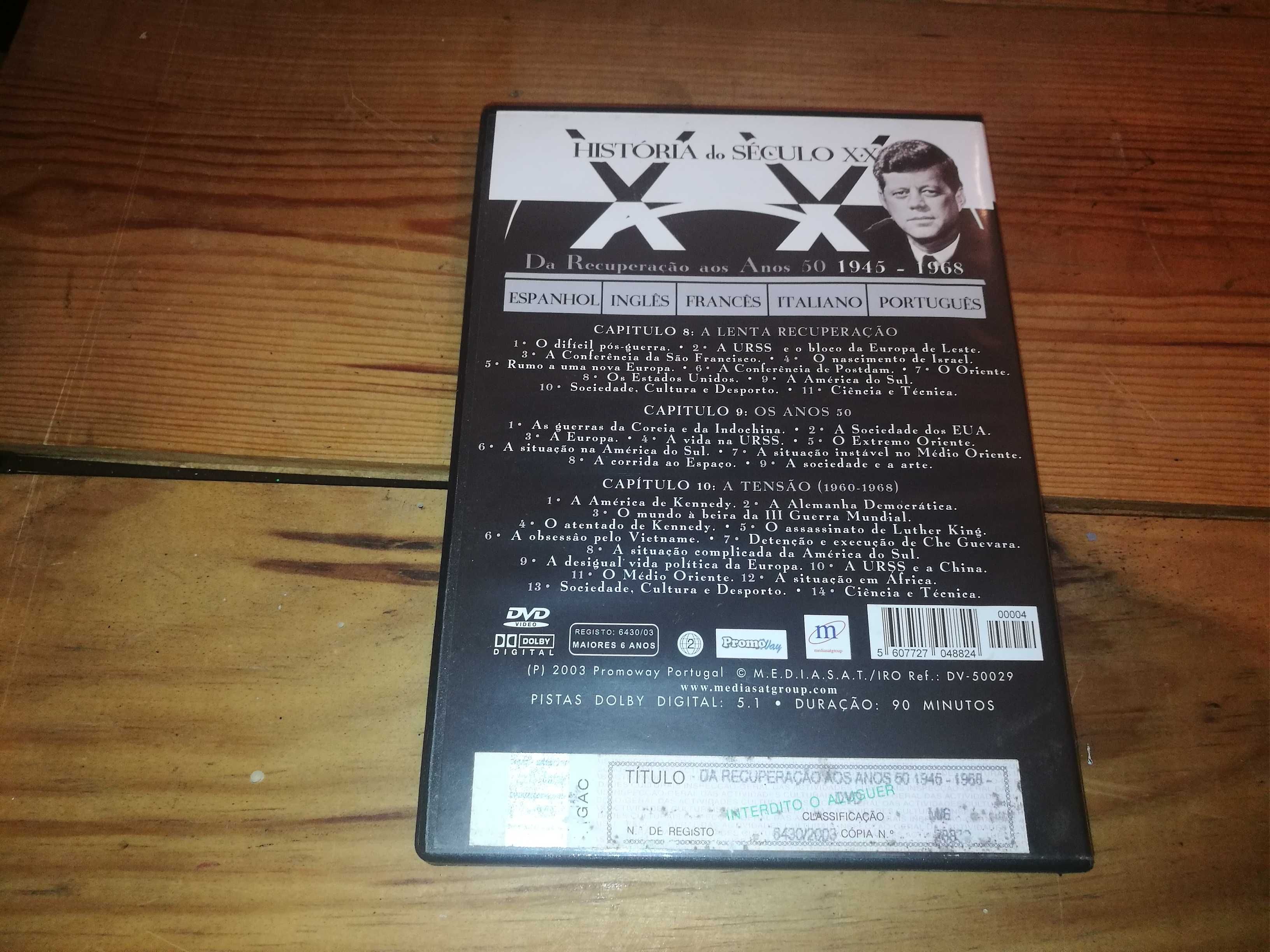 HISTÓRIA DO SÉCULO XX - Nº4	DVD /áudio Português)