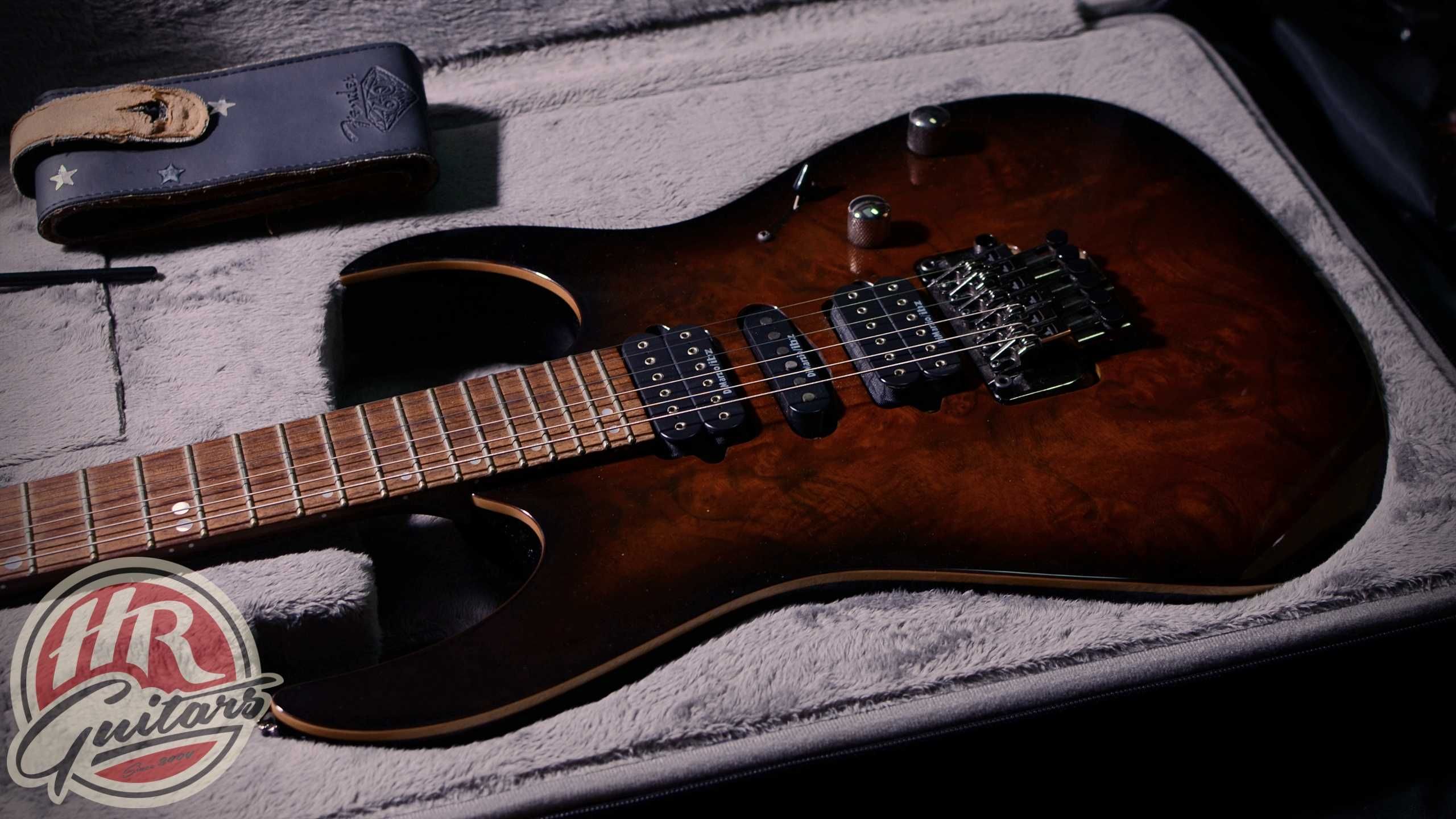IBANEZ PREMIUM RG970WBWZ-WLB w kolorze Walnut Burst, 2013 rok