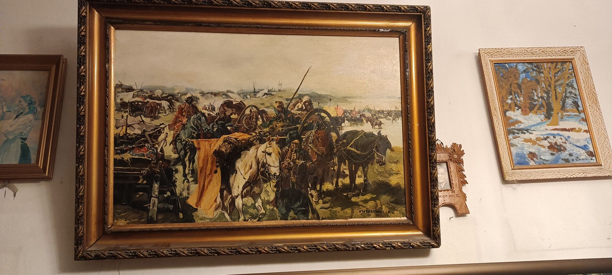 Kopia obrazu Józef Brandt poeta stepowy doskonała kopia
