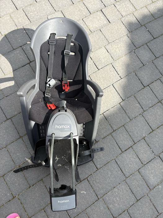 Fotelik rowerowy Hamax Smiley bdb stan