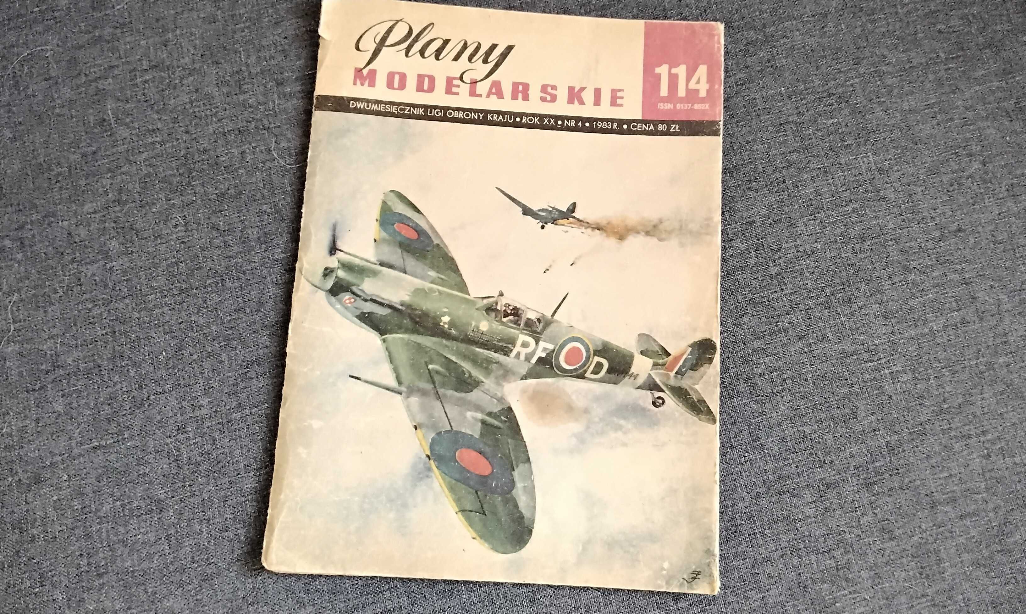 Plany modelarskie nr 114 Spitfire