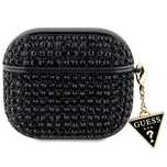 Etui Guess Rhinestone Triangle Charm na AirPods 3 - czarne