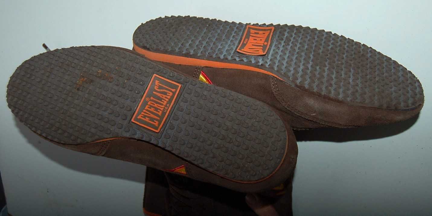 BUTY EVERLAST 5 i1/2,250mm,r38 sportowe do boksu skóra zamsz,jak nowe