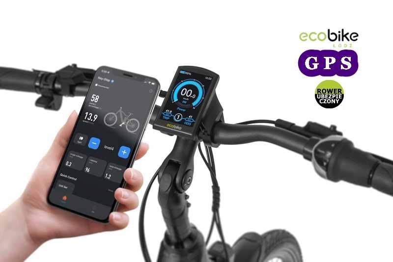 Rower elektryczny Ecobike LX 17"/19” Black 14Ah+GPS+ubezp. AC w cenie