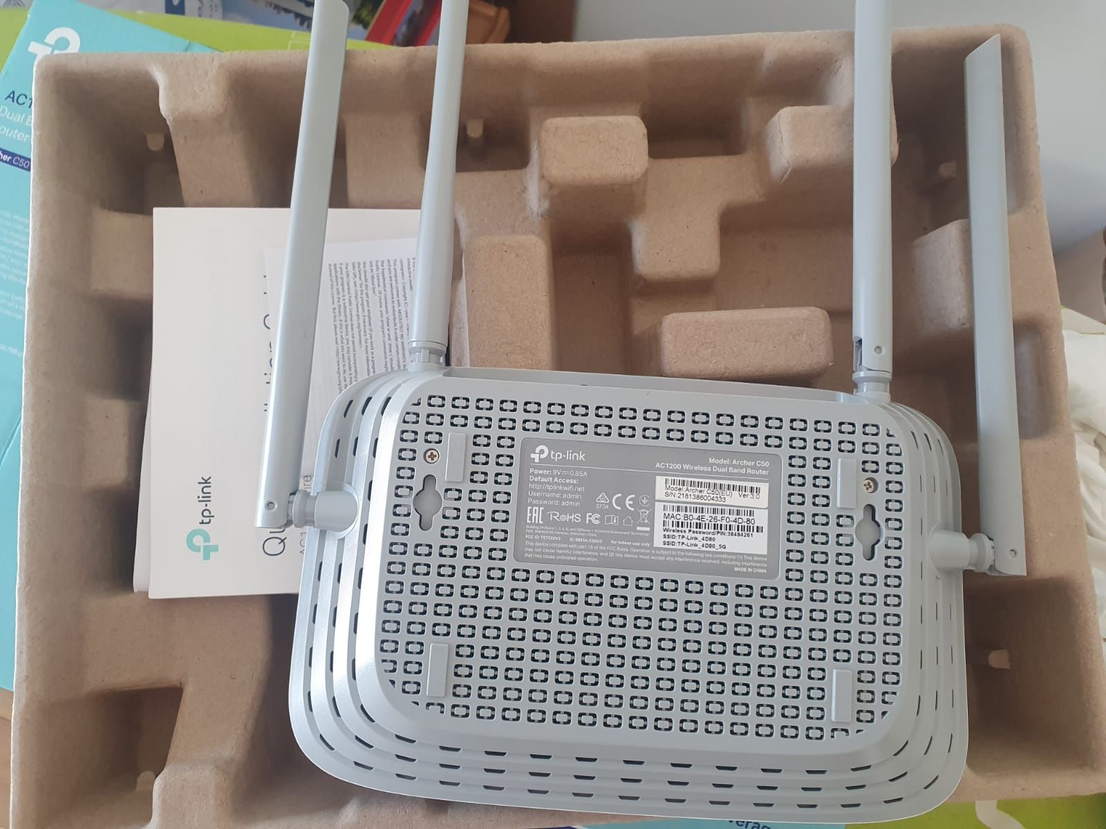 Router TP-Link Archer C50 DualBand