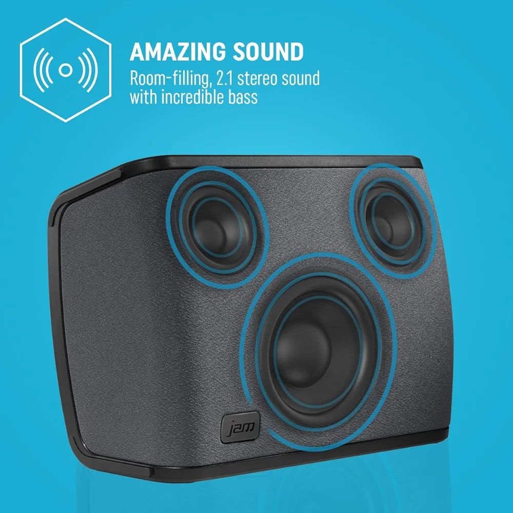 Conjunto colunas Wi-Fi Jam Rythm + Symphony