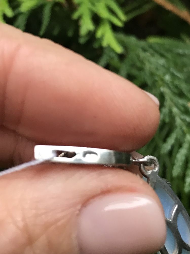 Новий срібний набір сережуи + каблучка, срібло 925 проба