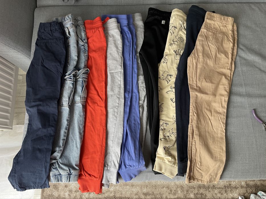 Paka ubrań, rozmiar 128