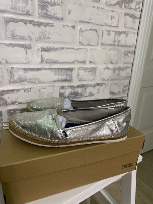 Жіночі еспадрилі Tommi Hilfiger колір срібло