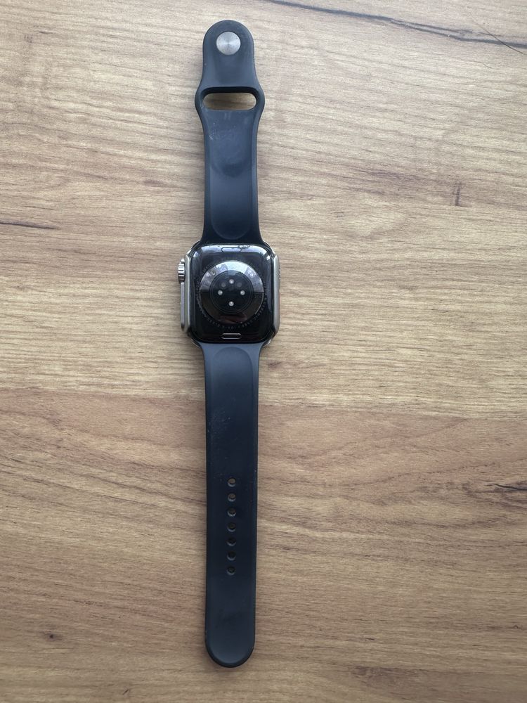 Apple Watch 8 GPS 45mm Midnight Aluminium Case ZESTAW