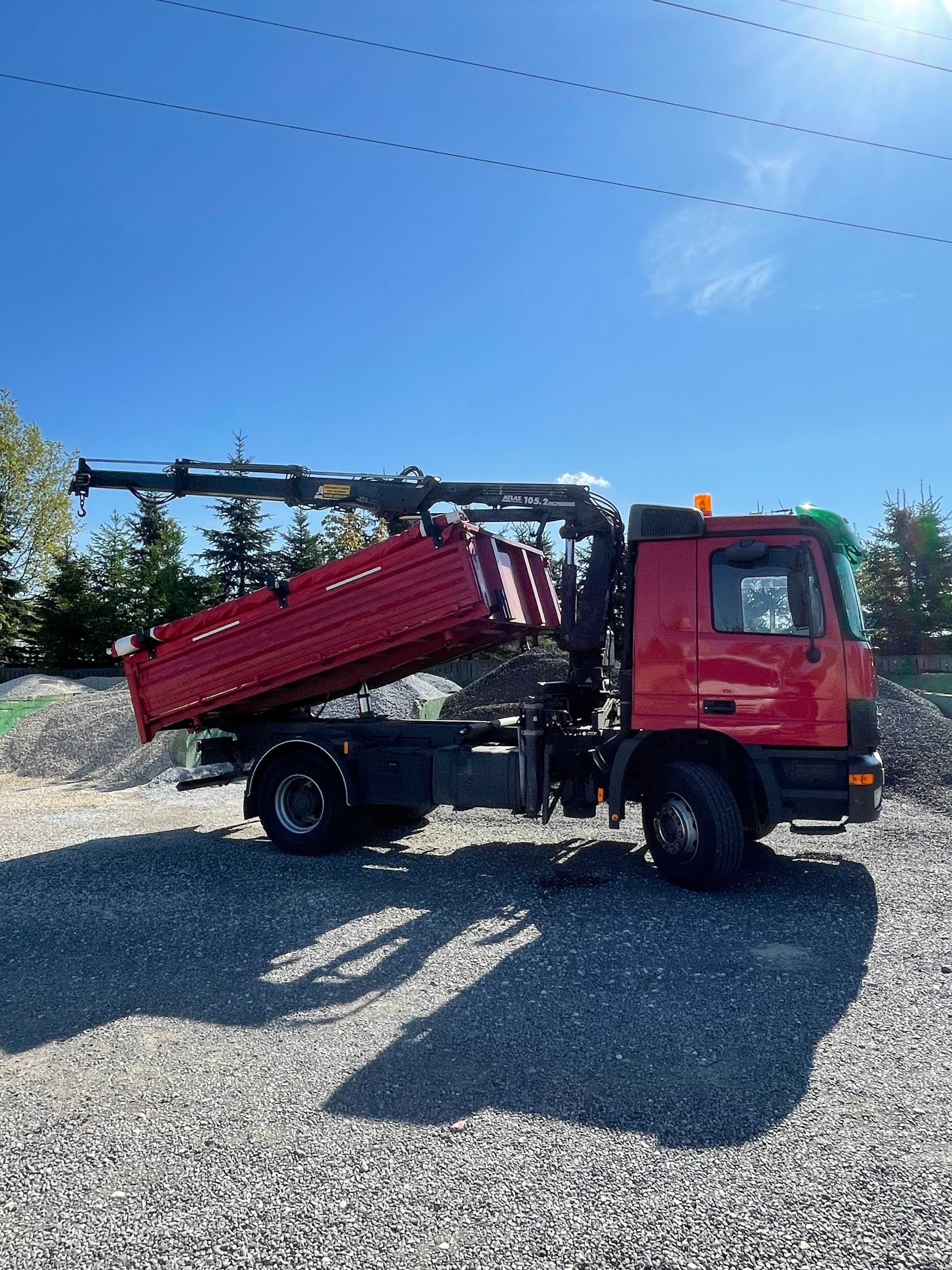 Mercedes Actros wywrotka Meiller HDS 350 tys.