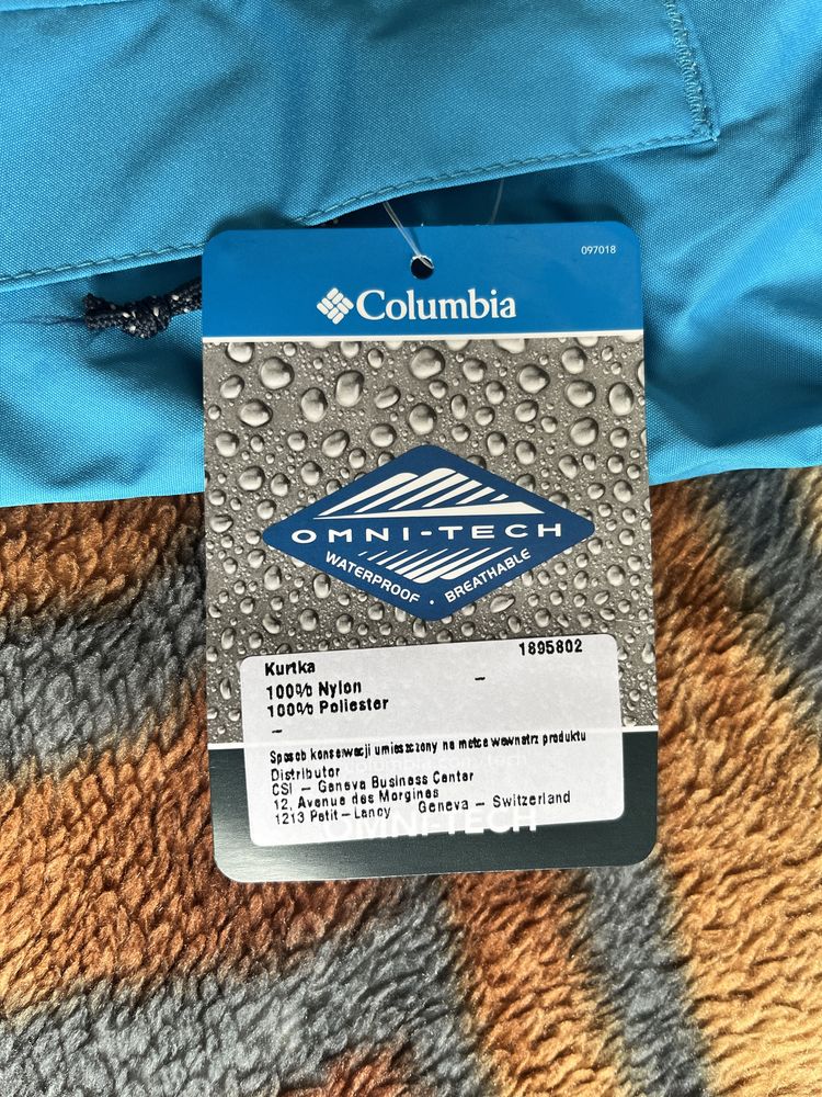Kurtka przeciwdeszczowa damska Columbia Inner Limits II Jacket - blue
