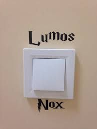 Harry Potter - Lumos / Nox autocolante de decalque - novo