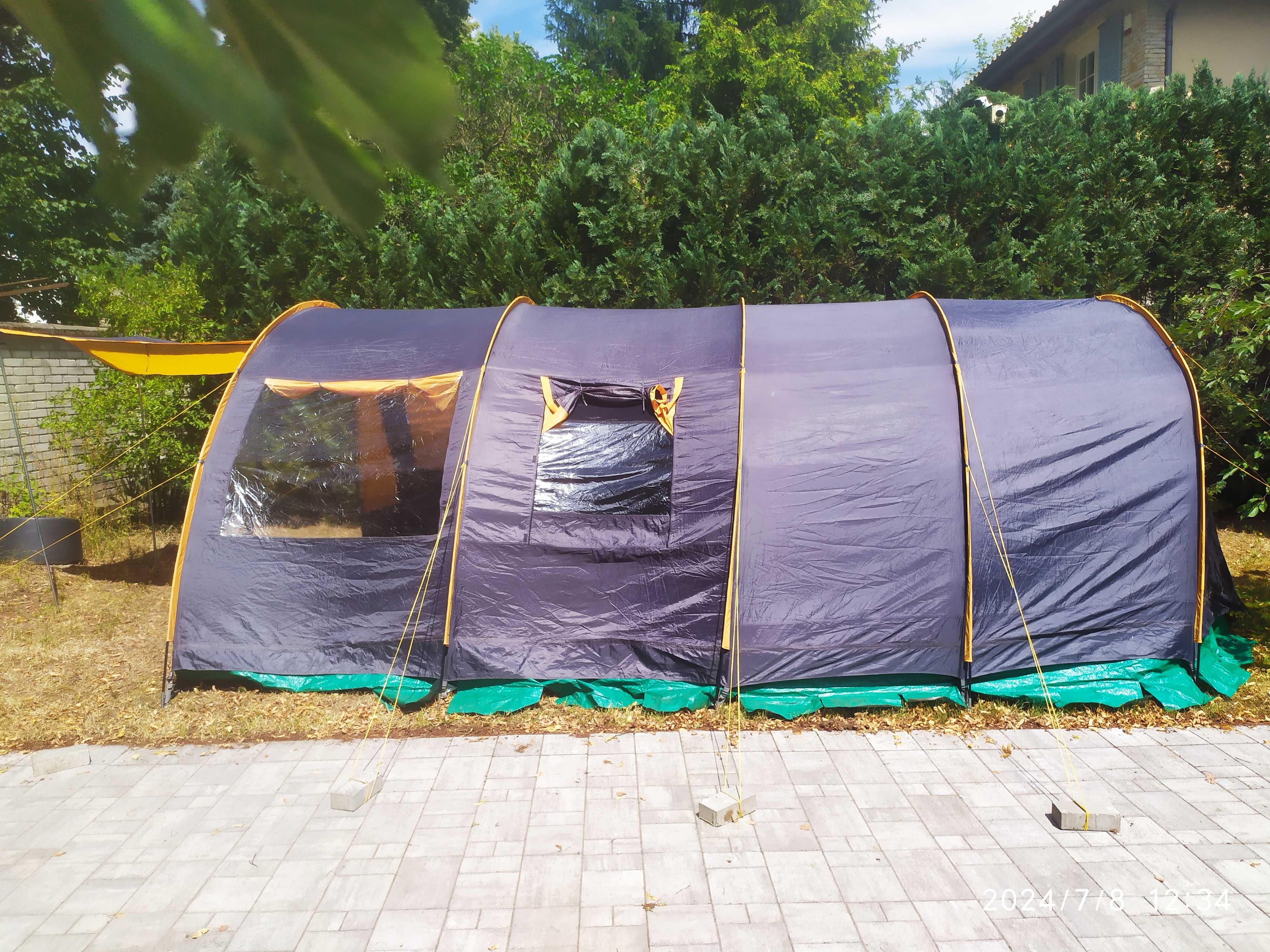Namiot bardzo wygodny DUŻY 4 x 6 m2