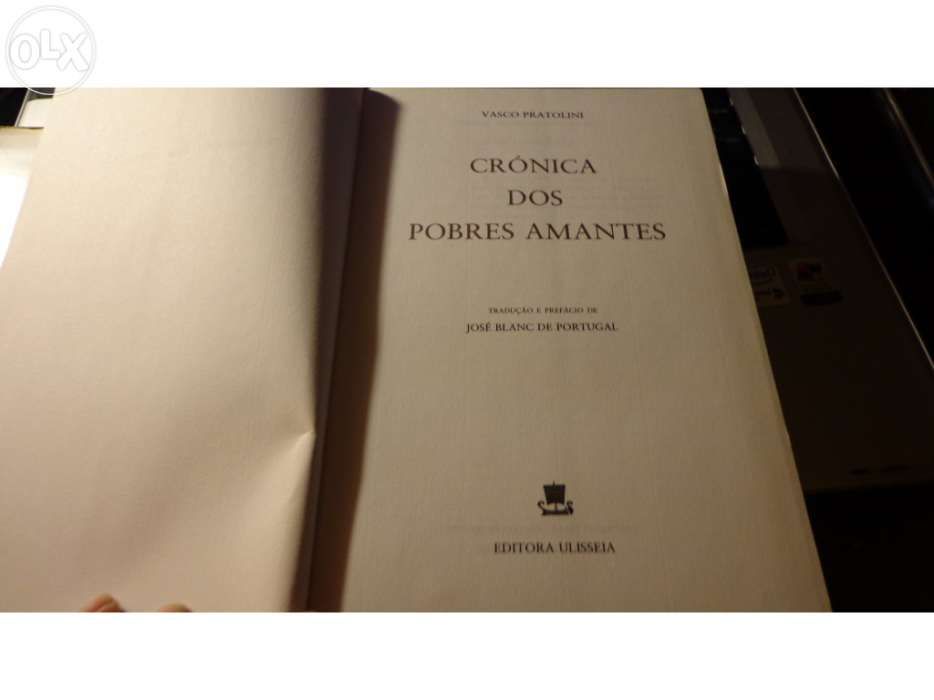 Livro - crónica dos pobres amantes - ulisseia